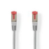 NEDIS Cat 6 kábel | RJ45 Dugasz | RJ45 Dugasz | S/FTP | 15.0 m | Kerek | PVC | Szürke | Papírfüles