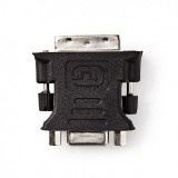 NEDIS DVI adapter | DVI-I 24+5-Pin Dugasz | VGA Aljzat | Nikkelezett | Egyenes | PVC | Fekete | Boríték