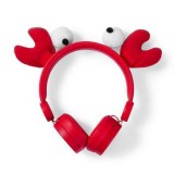 Nedis HPWD4000RD fejhallgató mágneses "fülekkel" Chrissy Crab piros (HPWD4000RD) - Fejhallgató