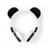 Nedis HPWD4000WT fejhallgató mágneses fülekkel Patty Panda fehér (HPWD4000WT) - Fejhallgató