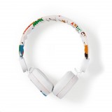 Nedis HPWD4104WT Safari vezetékes fejhallgató fehér (HPWD4104WT) - Fejhallgató