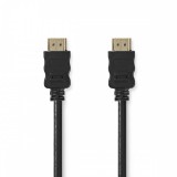 NEDIS Nagy Sebességű HDMI ™ kábel Ethernet | HDMI™ Csatlakozó | HDMI™ Csatlakozó | 4K@30Hz | ARC | 10.2 Gbps | 2.00 m | Kerek | PVC | Fekete | Papírfüles