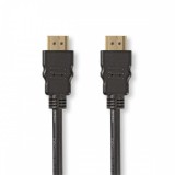 NEDIS Nagy Sebességű HDMI ™ kábel Ethernet | HDMI™ Csatlakozó | HDMI™ Csatlakozó | 4K@30Hz | ARC | 10.2 Gbps | 7.50 m | Kerek | PVC | Fekete | Papírfüles