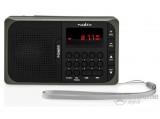 Nedis RDFM2100GY hordozható FM rádió