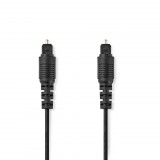 Nedis TosLink optikai audió kábel 1m fekete (CAGP25000BK10) (CAGP25000BK10) - Audió kábel