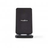 Nedis WSDSD10W1BK telefon állvány vezeték nélküli töltővel fekete (WSDSD10W1BK) - Vezeték nélküli töltők