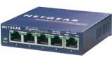 Netgear 5 Port Gigabit Ethernet Switch 10/100/1000 Mbps (GS105GE)
