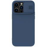 Nillkin CamShield mágneses szilikon tok iPhone 14 Pro Max mágneses MagSafe tok kameravédővel kék