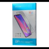 NILLKIN CP+ PRO képernyővédő üveg (2.5D kerekített szél, íves, full glue, karcálló, UV szűrés, 0.33mm, 9H) FEKETE [Apple iPhone 11 Pro] (5996457897889) - Kijelzővédő fólia