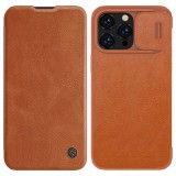 Nillkin Qin Leather Pro Case Apple iPhone 14 Pro Max brown