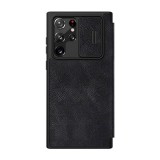 Nillkin Qin Leather Pro Samsung S22 Ultra tok fekete (038427) (NI038427) - Telefontok
