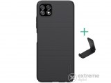 Nillkin SUPER FROSTED műanyag telefonvédő Samsung Galaxy A22 5G (SM-A226) készülékhez, fekete