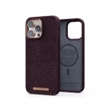 Njord Salmon Leather MagSafe tok bordó Apple iPhone 14 Pro készülékhez (NA43SL00) (127140) - Telefontok