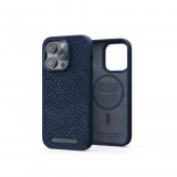 Njord Salmon Leather MagSafe tok fekete Apple iPhone 14 Pro készülékhez (NA42SL00) (127138) - Telefontok