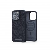 Njord Salmon Leather MagSafe tok fekete Apple iPhone 14 Pro készülékhez (NA43SL00) (127137) - Telefontok