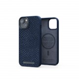 Njord Salmon Leather MagSafe tok kék Apple iPhone 14 készülékhez (NA41SL01) (127134) - Telefontok