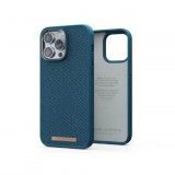Njord Tonal szövet tok Apple iPhone 14 Pro készülékhez kék (NA43TN01) (127150) - Telefontok