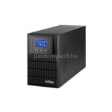 Njoy Szünetmentes  1000VA - Aten Pro 1000 (3 Schuko, USB/RS-232, On-line, szinuszhullám, generátor támogatás, Eco mód) (PWUP-OL100AP-AZ01B)
