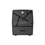 Njoy Szünetmentes  1500VA - Keen 1500 USB (4 Schuko, line-interaktív, USB menedzsment, RJ11/45 vonalvédelem, fekete) (UPLI-LI150KU-CG01B)