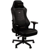 Noblechairs Hero BŐR fekete bőr gamer szék