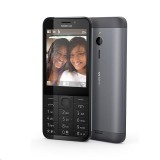 Nokia 230 Dual SIM Dark Silver mobiltelefon fekete-ezüst (A00026952) (A00026952) - Mobiltelefonok