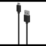 Nokia Adatkábel és töltő (USB - microUSB, 100cm) FEKETE (CA-110) (CA-110) - Adatkábel