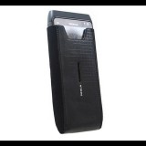 NOKIA tok álló, bőr hatású (képernyőtisztító belső felülettel) FEKETE [Nokia N8-00] (CP-503_B) - Telefontok