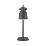 NORDLUX Adrian asztali lámpa, fekete, E27, max. 25W, 12.5cm átmérő, 48815003