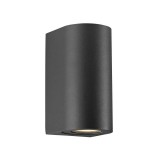 NORDLUX Asbol kültéri fali lámpa, fekete, 3000K melegfehér, beépített LED, 6,5 W , 150 lm, 84971003