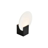 NORDLUX Hester kültéri fali lámpa, fekete, 3000K melegfehér, beépített LED, 9W, 900 lm, 2015391003