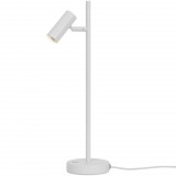 NORDLUX Omari asztali lámpa, állítható lámpafejjel, fehér, beépített LED, 3cm átmérő, 2112245001