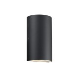 NORDLUX Rold kültéri fali lámpa, fekete, 3000K melegfehér, beépített LED, 2X5W , 375 lm, 84141003