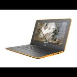 Notebook HP ChromeBook 11 G6 EE Celeron N3350 | 4GB DDR4 | 16GB (eMMC) SSD | NO ODD | 11,6" | 1366 x 768 | Webcam | Intel HD 500 | Chrome OS | Silver | Orange (1528971) - Felújított Notebook