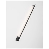 Nova Luce fali lámpa, design, fekete, 3000K melegfehér, beépített LED, 1x15W, 507 lm, 9081900