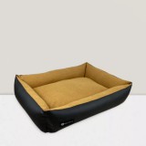 NRDOGS Soft Basket kutyafekhely - okkersárga M - (80 x 60 cm)