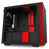 NZXT H210 Tempered Glass Matte Black/Red CA-H210B-BR