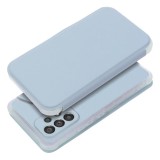 OEM Samsung Galaxy S23 Plus telefon tok, könyvtok, oldalra nyíló tok, mágnesesen záródó, kék, SM-S916, Forcell Piano