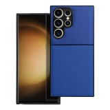 OEM Samsung Galaxy S23 Ultra 5G hátlap tok, telefon tok, stílusos, prémium, kék, Forcell Noble