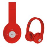 OMEGA Freestyle Vezetéknélküli mikrofonos fejhallgató piros (FH0915R)