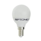 Optonica LED gömb, E14, 6W, 240°, G45 hideg fehér fény - DIMMELHETŐ