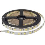 Optonica LED szalag, 5054, 24V, 60 SMD/m, vízálló, meleg fehér fény
