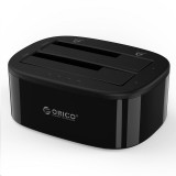 Orico 2.5" - 3.5" dokkoló (6228US3-C-EU-BK-PRO) (6228US3-C-EU-BK-PRO) - HDD Dokkoló