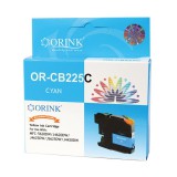 Orink LC225XL utángyártott Brother tintapatron cián (BROLC225XLCY) (BROLC225XLCY) - Nyomtató Patron