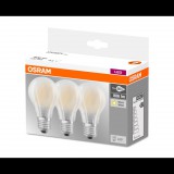 Osram BASE LED fényforrás E27 7W körte matt meleg fehér 3db (4058075819351) (4058075819351) - LED-es égők