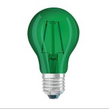 Osram Star LED fényforrás E27 2.5W körte 7500K zöld (4058075816015) (Osram 4058075816015) - LED-es égők