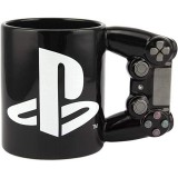 Paladone, PlayStation®, DualShock™, 480 ml, Kerámia, Fekete, Kávésbögre