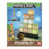 Paladone PP6596MCFV2IN Minecraft: Block Building Light 16 blokk, LED, kombinálható, vezetékes Többszínű gamer asztali lámpa