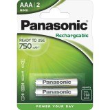Panasonic AAA 750mAh NiMH 2-BL EVOLTA Újratölthető elem Nikkel-fémhidrid (NIMH)