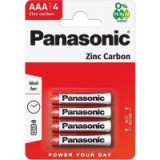 Panasonic elem Red Zinc 1.5V cink-mangán AAA, 4db (3121672)