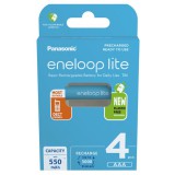 Panasonic Eneloop Lite akkumulátor (4 db, 550 mAh, Ni-MH, AAA)